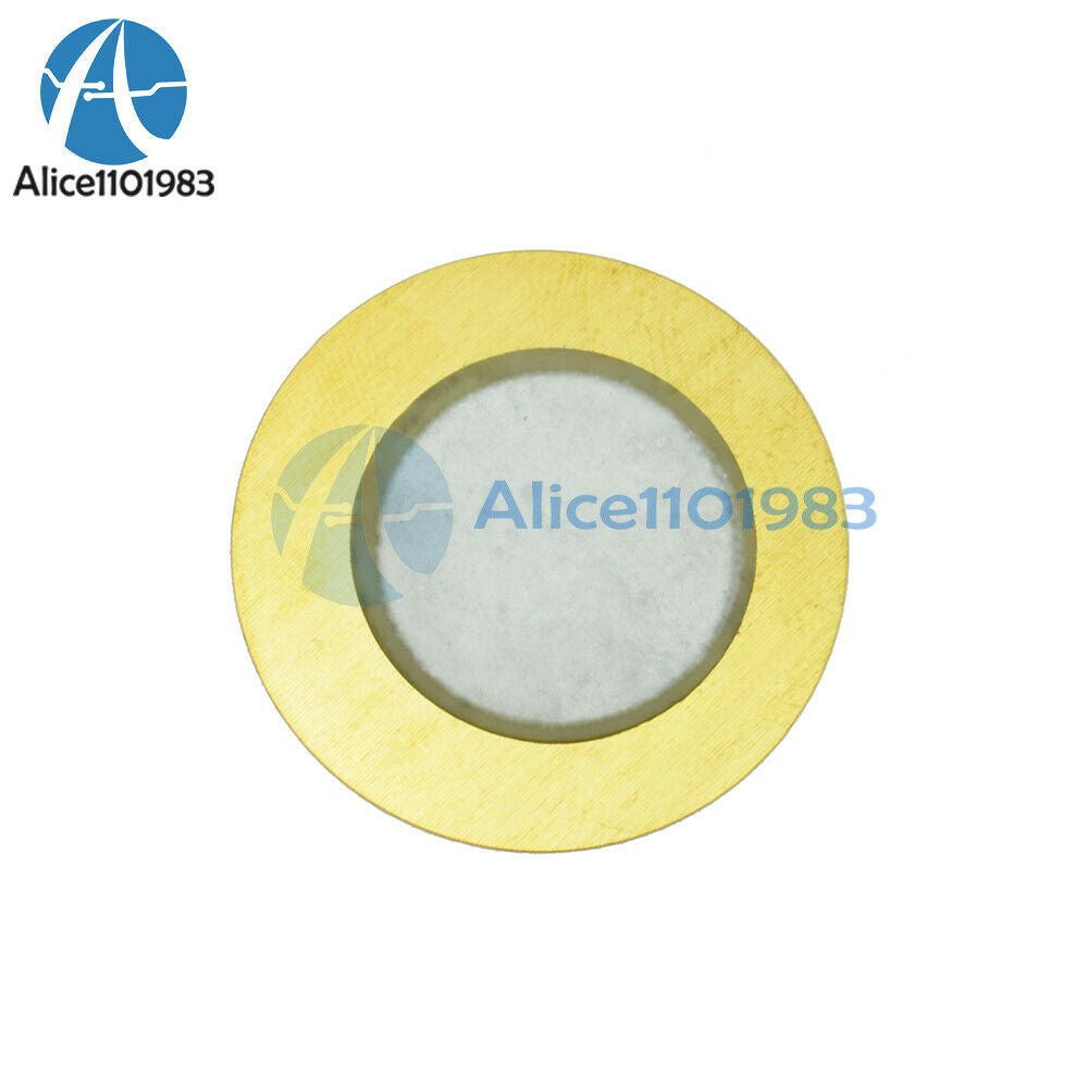 50PCS 18mm Piezo Elements Sounder Sensor Trigger Drum Disc Wire