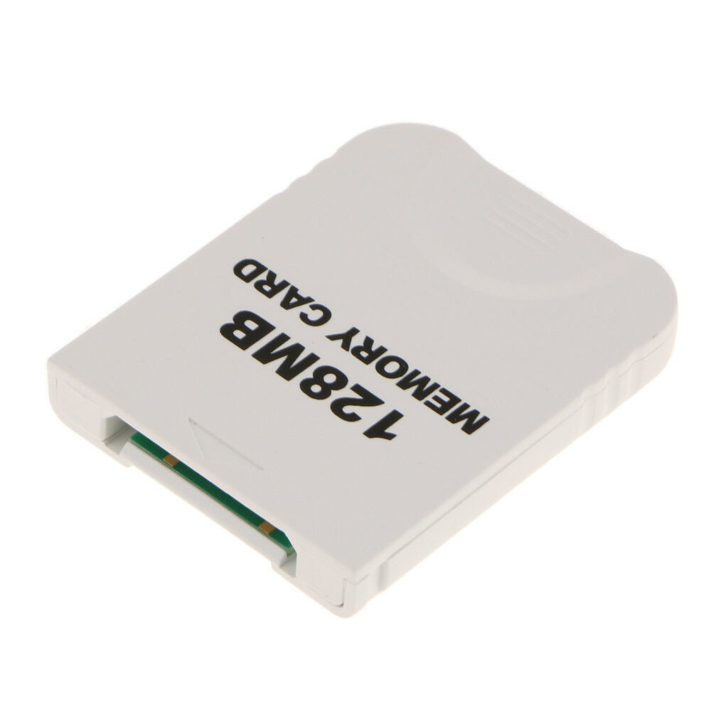 128MB White Memory Card Compatible for Wii & Gamecube Console Storage Card