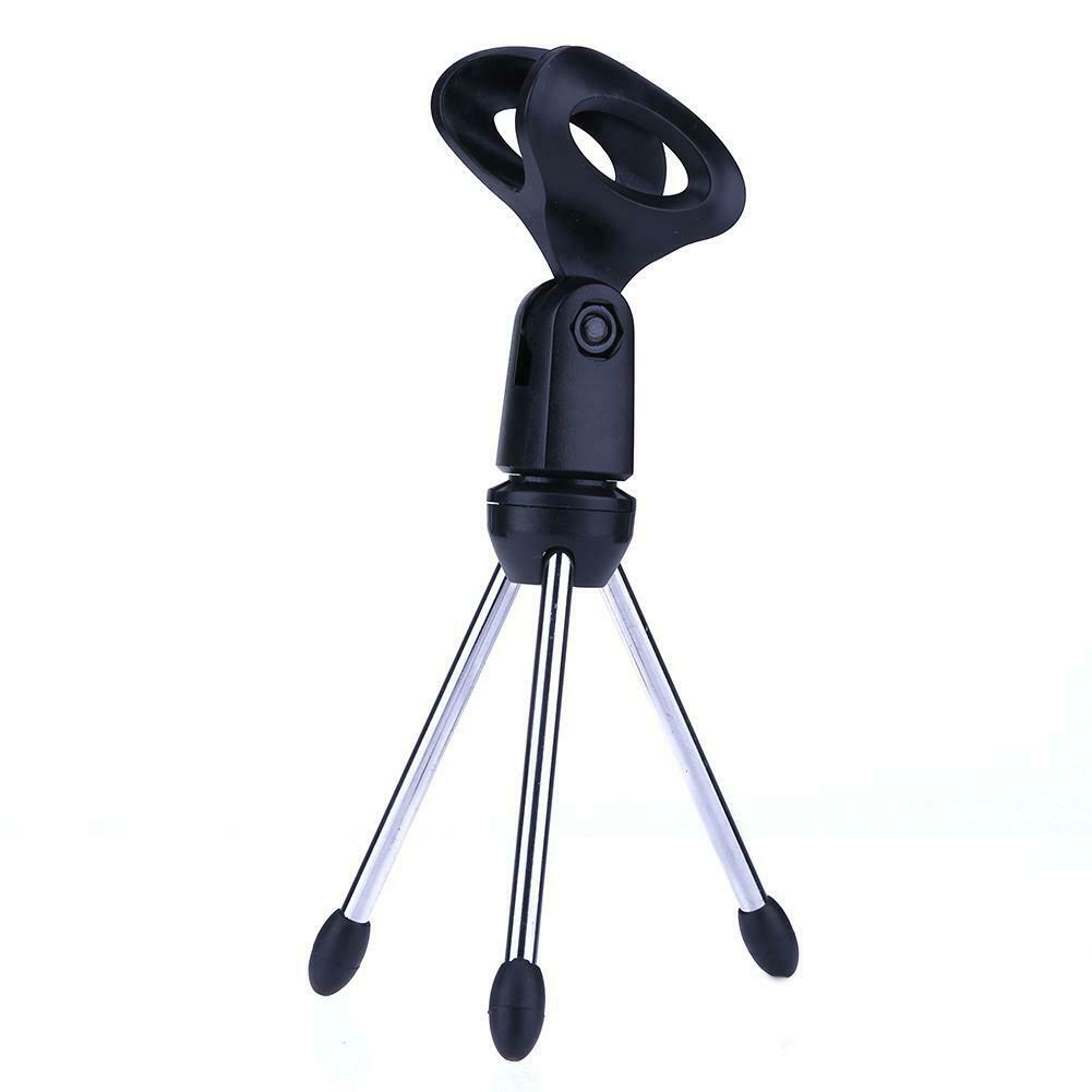 Mini Foldable Desktop Tripod Microphone Mound Holder Desk table Top Mic Stand