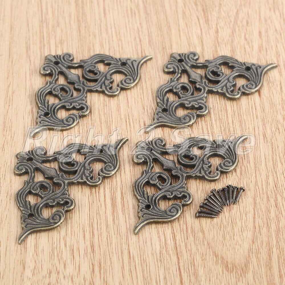 4Pcs Metal Butterfly Corner Decorative Protectors Embellishments Scrapbooking