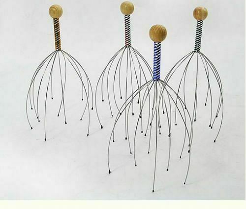 1x Head Neck Scalp Massager Massage Octopus Equipment Stress Release Relax Tool