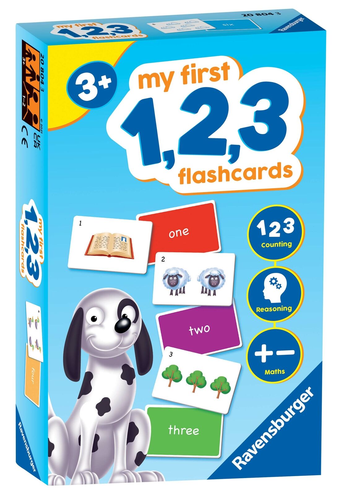 20804 Ravensburger My First 1,2,3 Flash Cards Number Game Children Age 3 Years+
