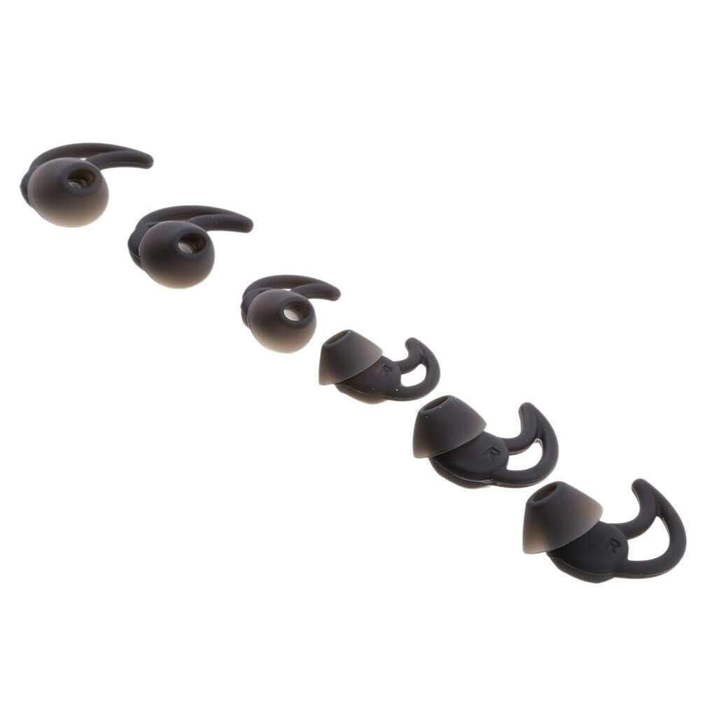 MagiDeal 3 Pair Replacement Gel Eartips Silicone Earbuds Gels Earbuds S+M+L