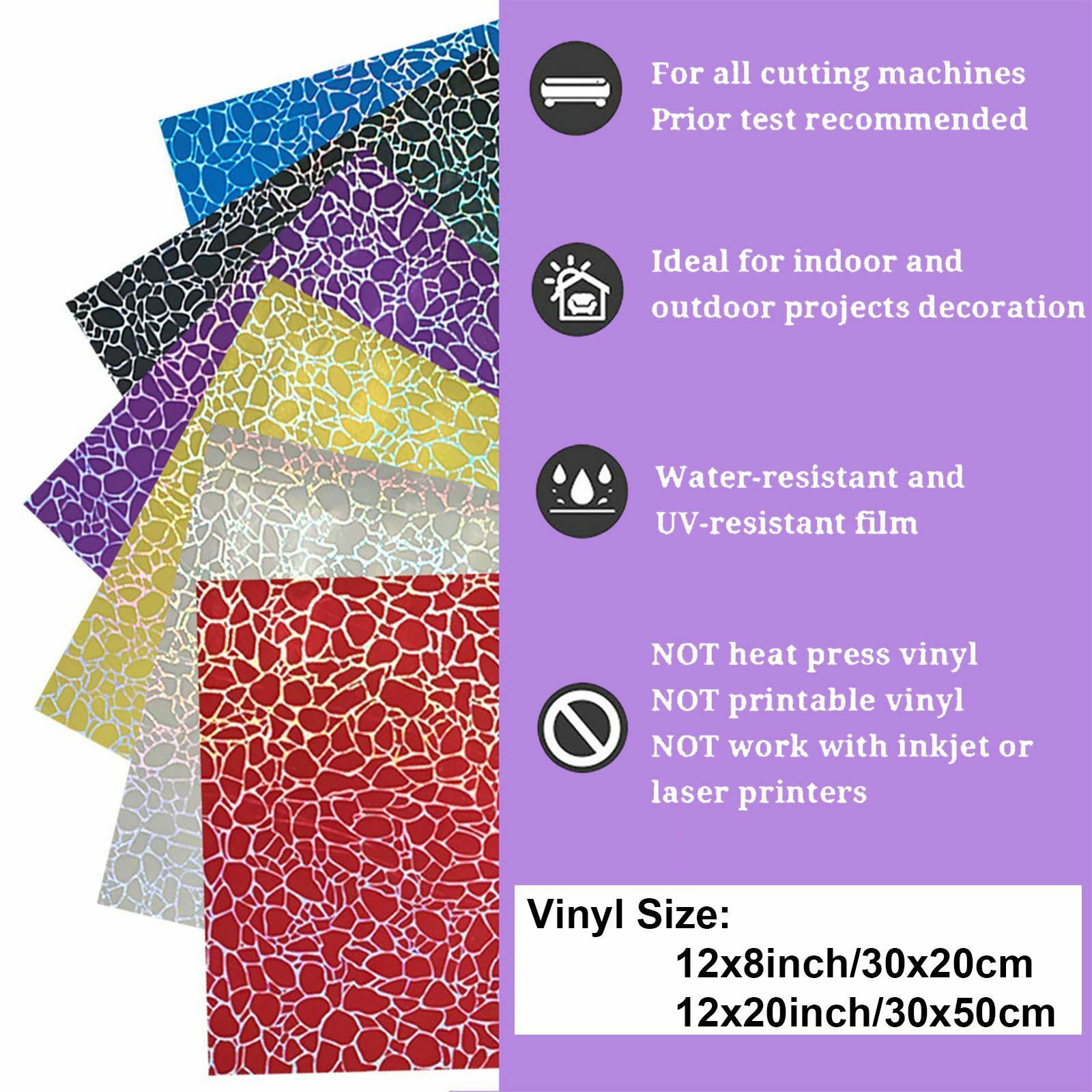 Vinyl Self-Adhesive Vinyl Roll Permanent Craft Vinyl Vinyl Bundle For Cricut