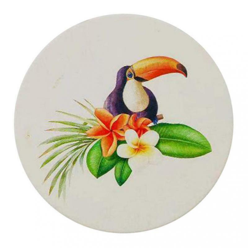 Round Shape Teacup Coaster Kung Fu Tea Coaster for Drinks  Style01