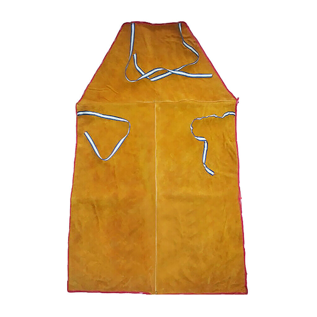 1 Pair Welding Protective Sleeves Gloves with Welder Apron Flame Resistant