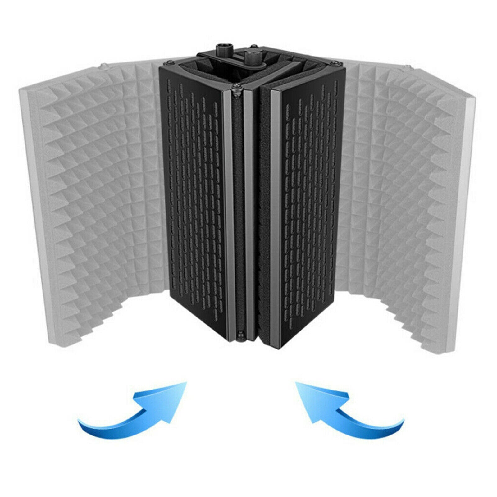 Folding Microphone Isolation Shield Booth Mic Sound Absorb Foam for Filter Vocal