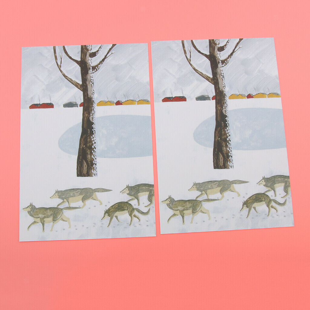 Double-sided Illustrator Wall Card Decoration Photo Props Paper Room