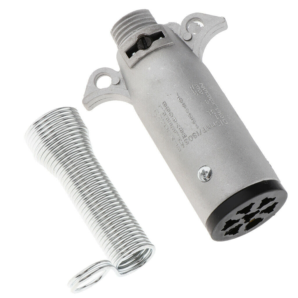 Trailer end plug 7 pin RV plug, light plug for cable wire