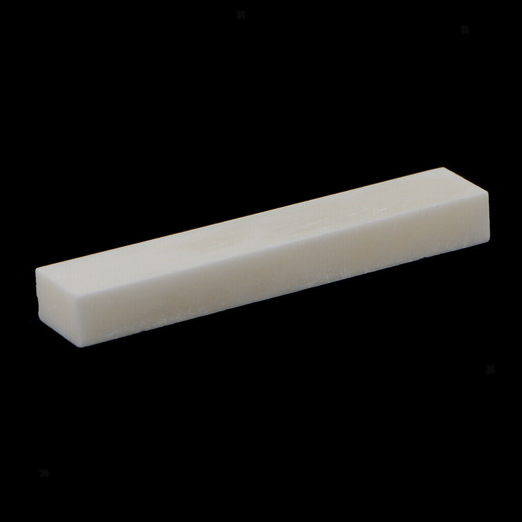 Replacement Set of 12pcs Ivory Uncut Cattle Bone 52mm Nuts for Guitar Parts