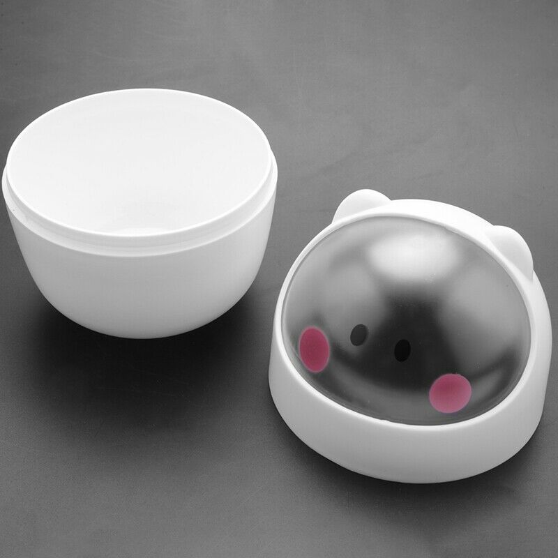 Mini Waste Bin Rolling Cover Desktop Garbage Paper Basket Table Trash Home OffQ9