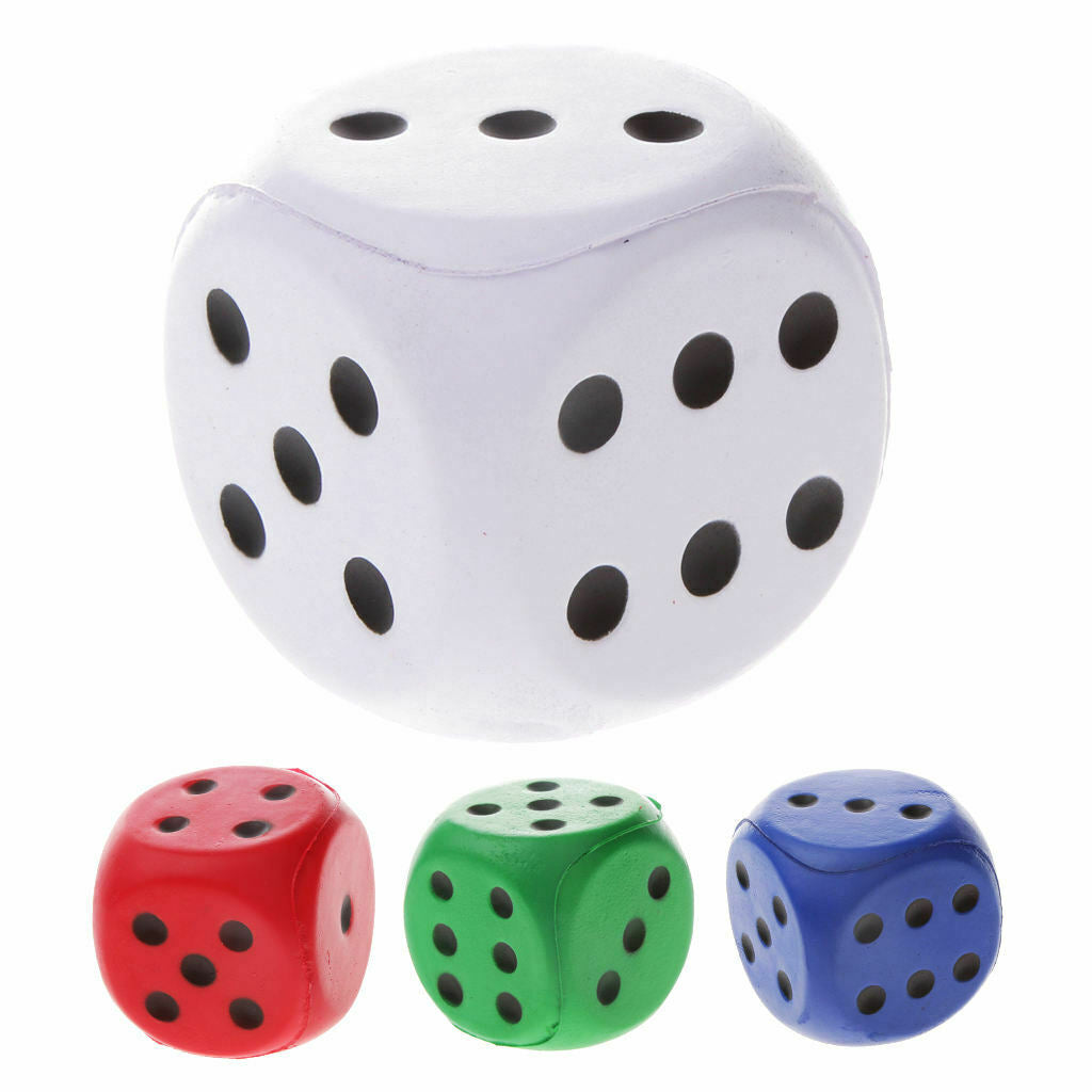 Playing Dice Foam Education Math Number Teaching Toys Sided Painted Children