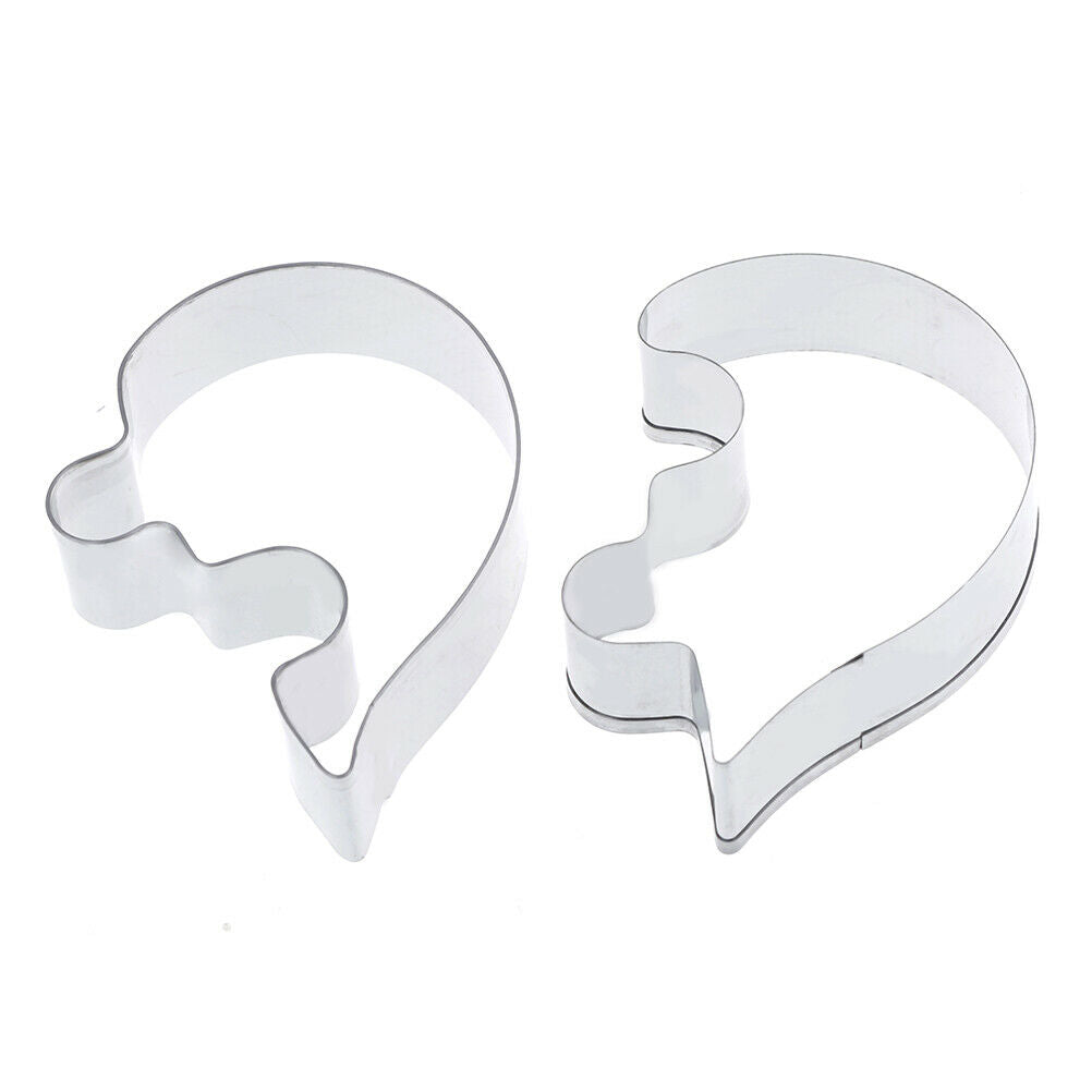 Love Puzzle Cookie Cutter Stainless Steel Wedding Fondant DIY Pastry Baki.l8
