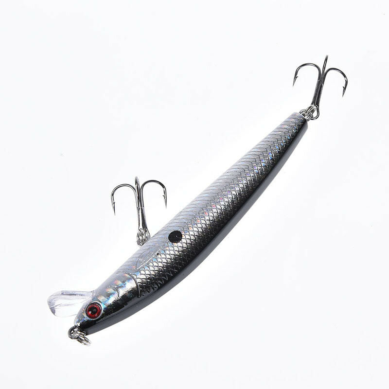 10cm/8.5g artificial hard lures fishing baits with two wobble floating hoo.l8