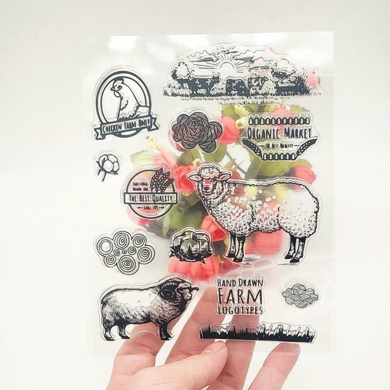 Farm Silicone Clear Seal Stamp DIY Scrapbooking Embossing Photo Album Decorative