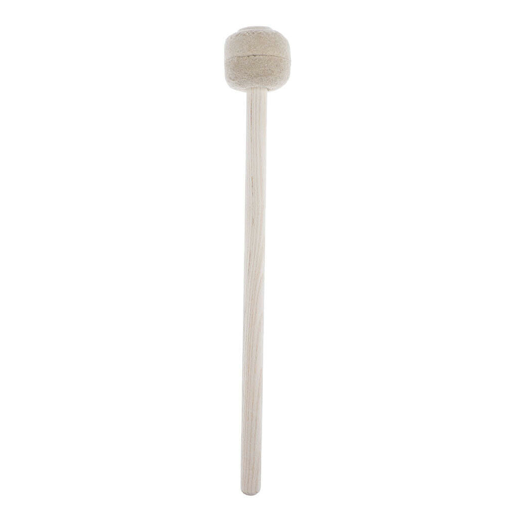 Drum Mallet with Wool Felt Head Instrument Percussion Accessory for Marching