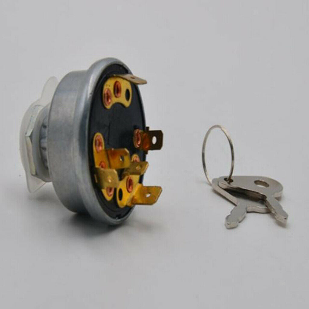 5x Metal Front Tractor Ignition Switch with 2 Key for Lucas 35670 128SA