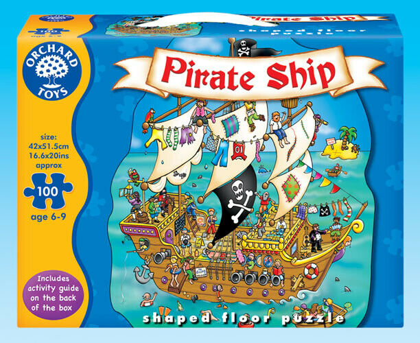 Orchard Toys 228 Pirate Ship Kids Childrens British Floor Jigsaw Puzzle 6-9 Yrs