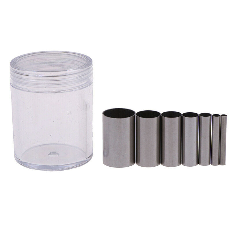 7PCS Round Clay Cutter Indentation Circle Cutters Mold Ceramics Dotting T.l8