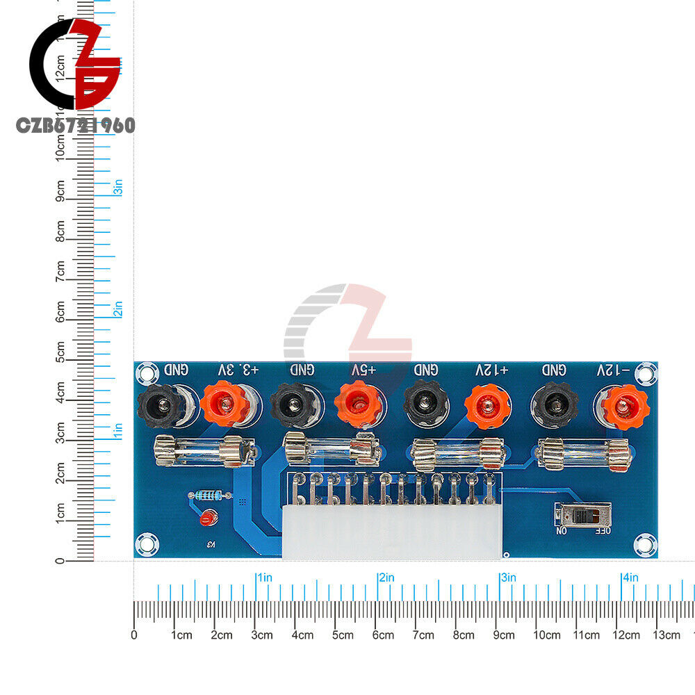 2PCS XH-M229 24 pin Desktop PC Power ATX Transfer Board Power Supply Test Module