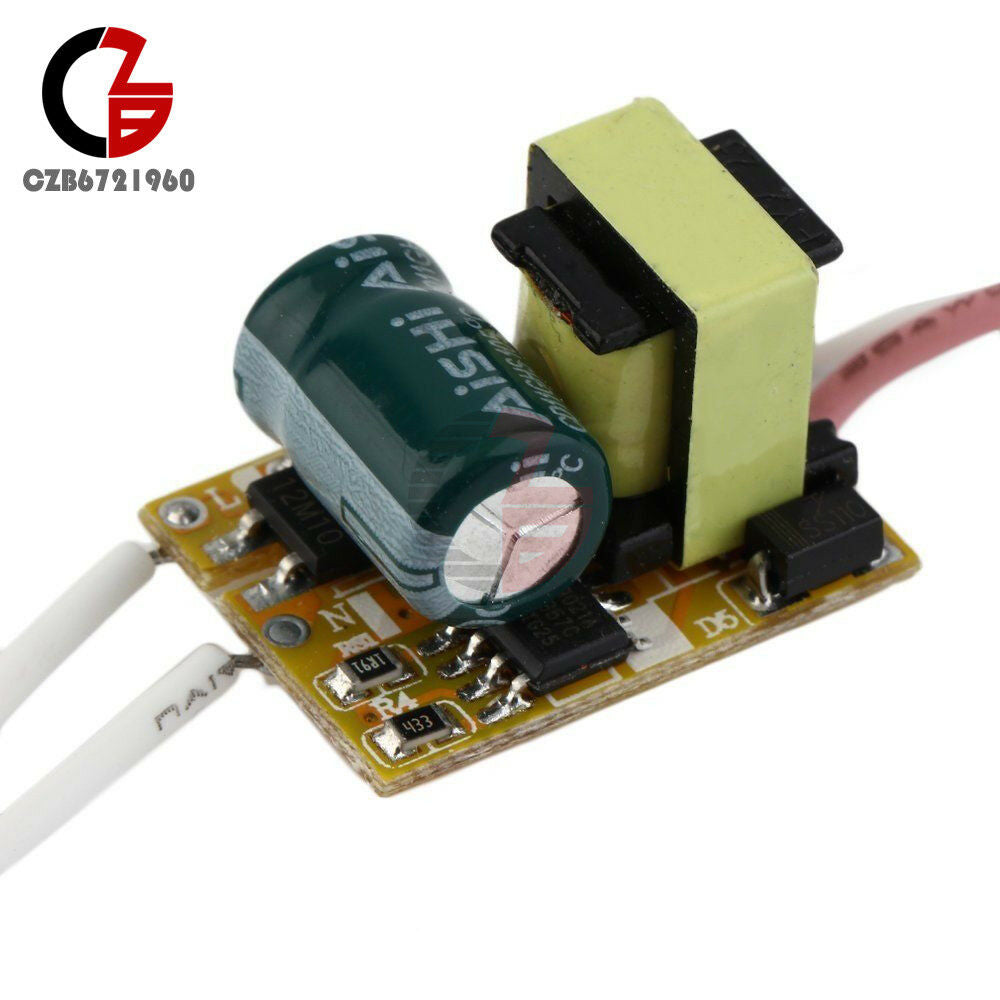 3W LED Driver Transfomer LED Chip Driver Power Supply AC 85-265V Green 100mA