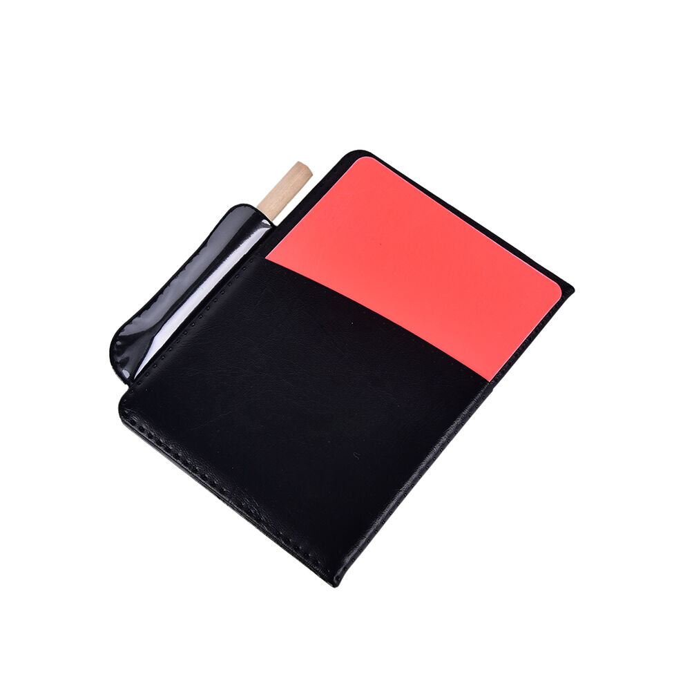 1X professional soccer referee wallet football red card yellow card penci.l8