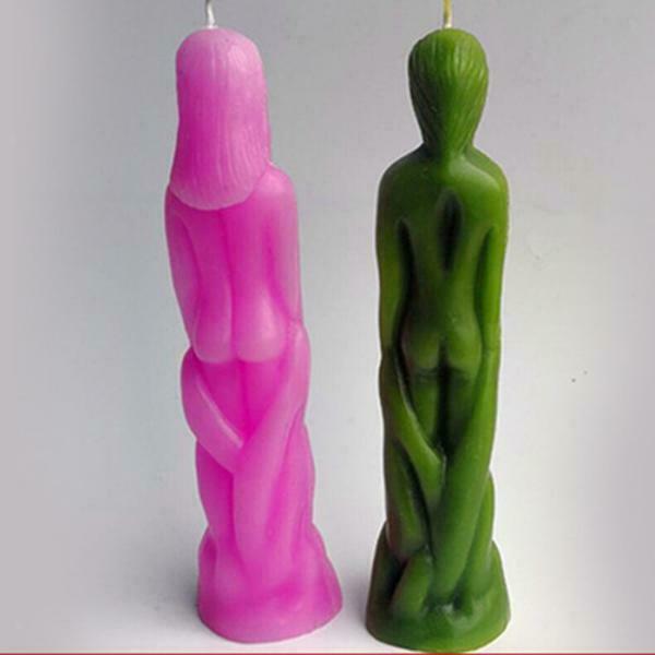2x Male Female Shape Candle Mold Soap Mould for Handmade Candle Making Craft