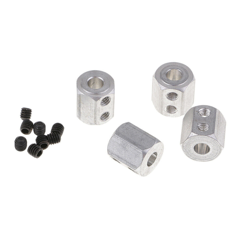 4x RC Car Wheel Rim Hex Adapter Coupling 08065 for 1/10 HSP 94188 94170