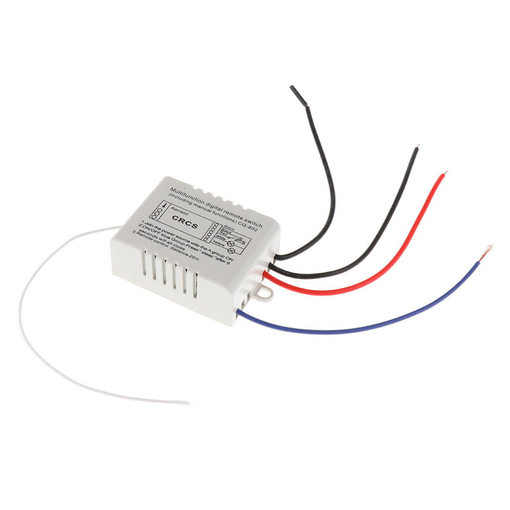 One Way Wireless Lamp Light RF Remote Control Switch with Controlller 220V