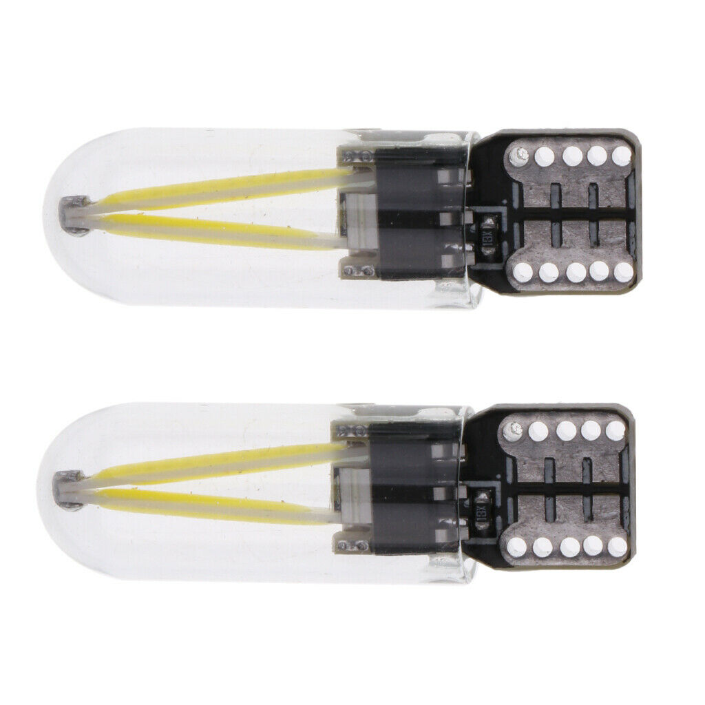 4 Pack White T10 COB LED Super Bright Car Light Bulb 12V-24V Backup