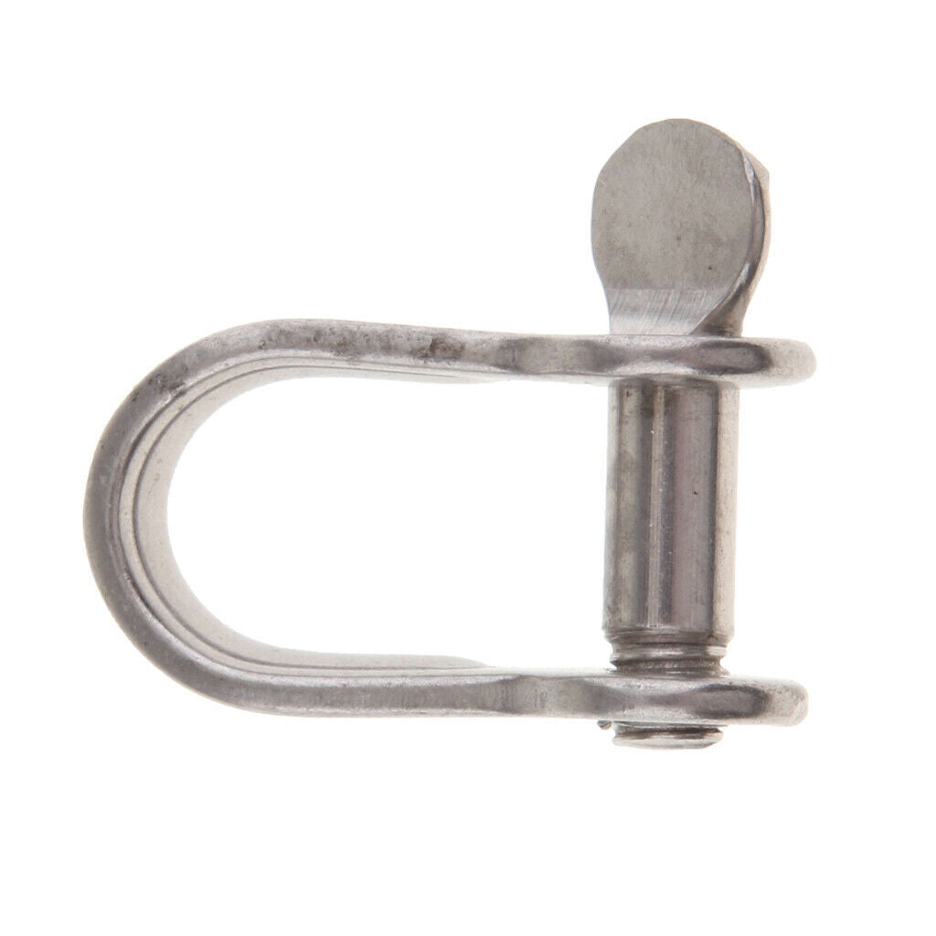Stainless Steel Slotted Pin Dee Shackle for Marine/Sailing/Boat/Ship 4mm/5mm
