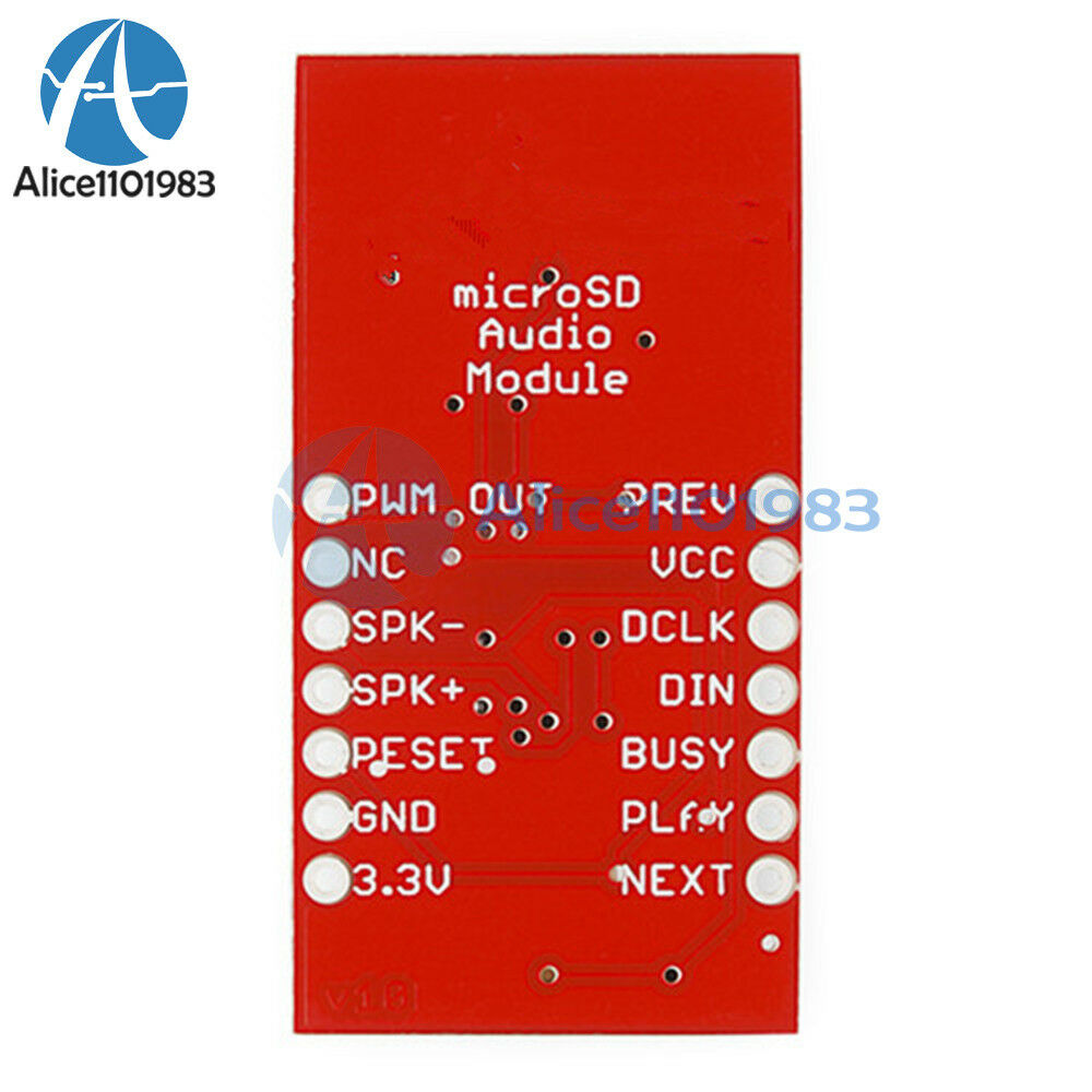 New Audio WTV020SD Audio Module micro SD Card Sound Module Game Device Module