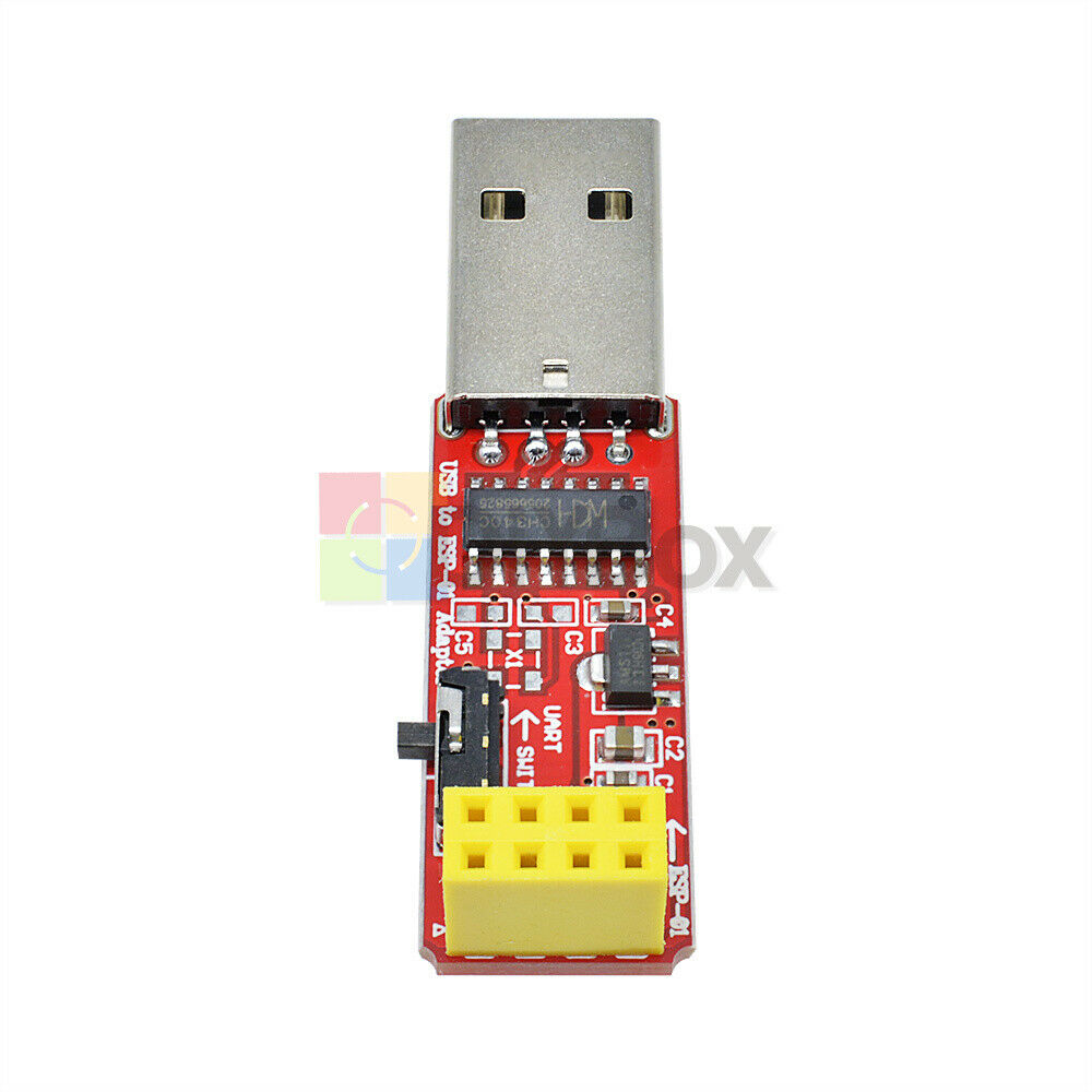 2PCS 4.5V-5.5V USB to ESP8266 ESP-01 Wireless Wifi Adapter Module +CH340G Driver