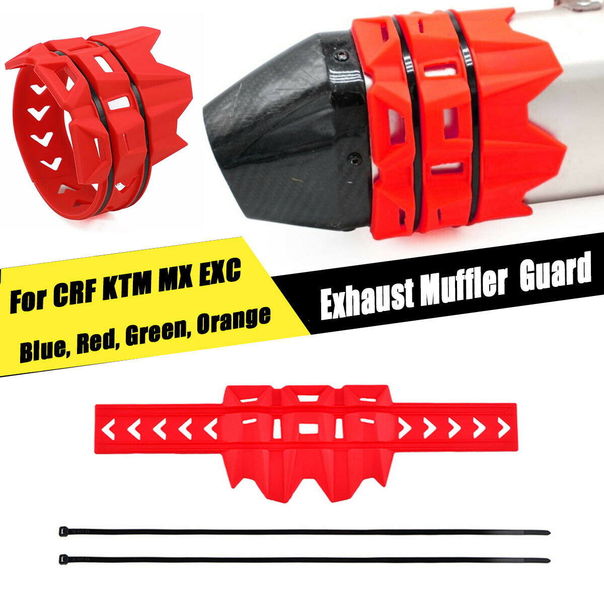 Motorcycle Exhaust Muffler Silencer Guard Heat resistant Protector pit bike ATV