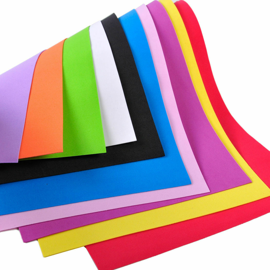 10pcs DIY Foam Sheets A4 Handmade Paper Fun Funky Children Kids Hand Craft