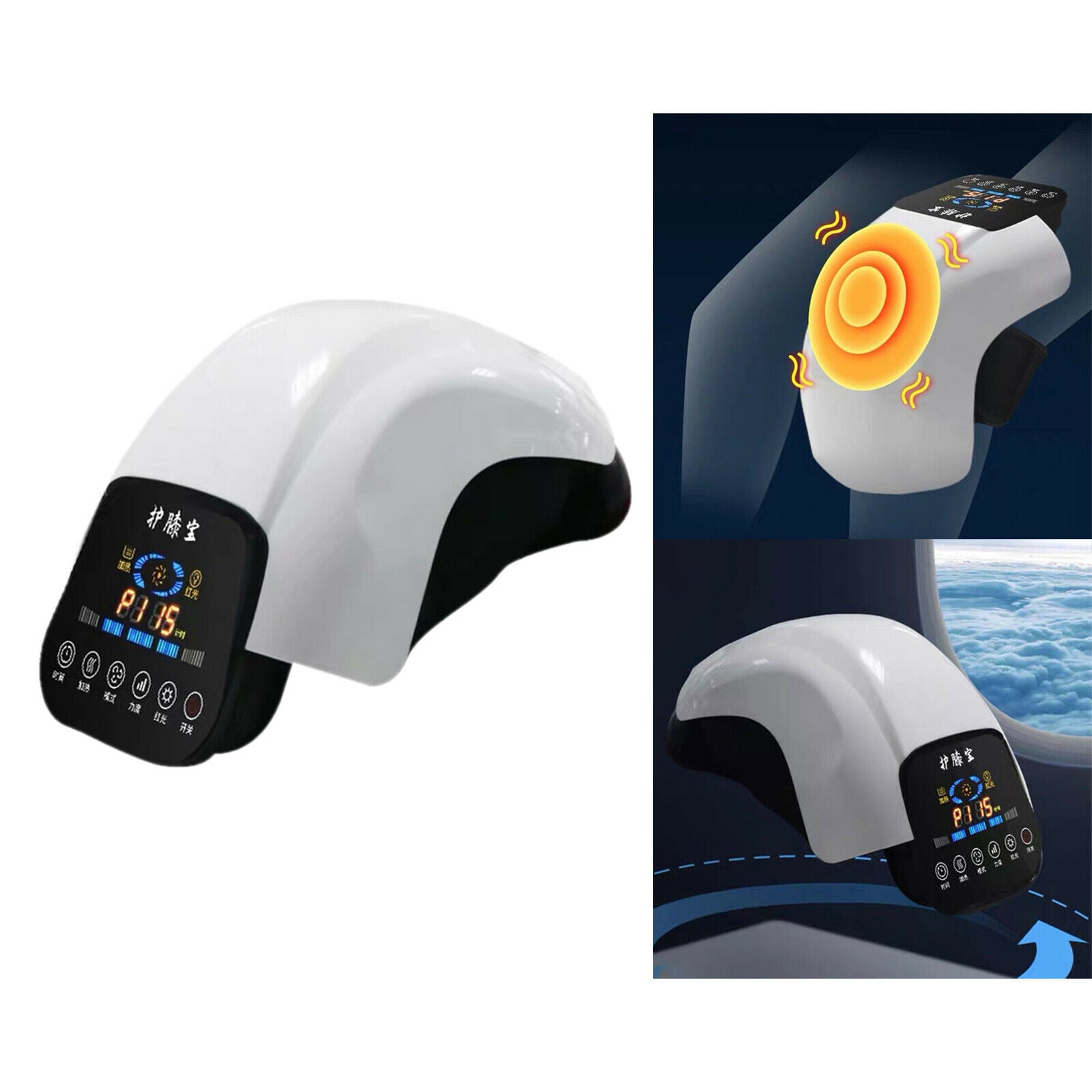 Warming knee massage Cordless leg and knee bandage wraps for knee pain