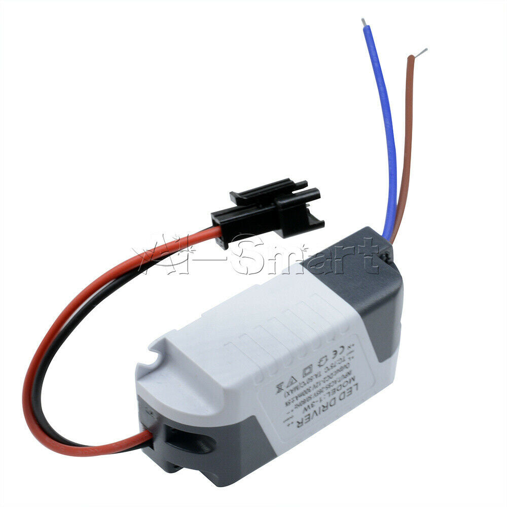 LED Electronic Transformer Smart Power Supply Driver 3X1W AC 85V-265V to DC 12V