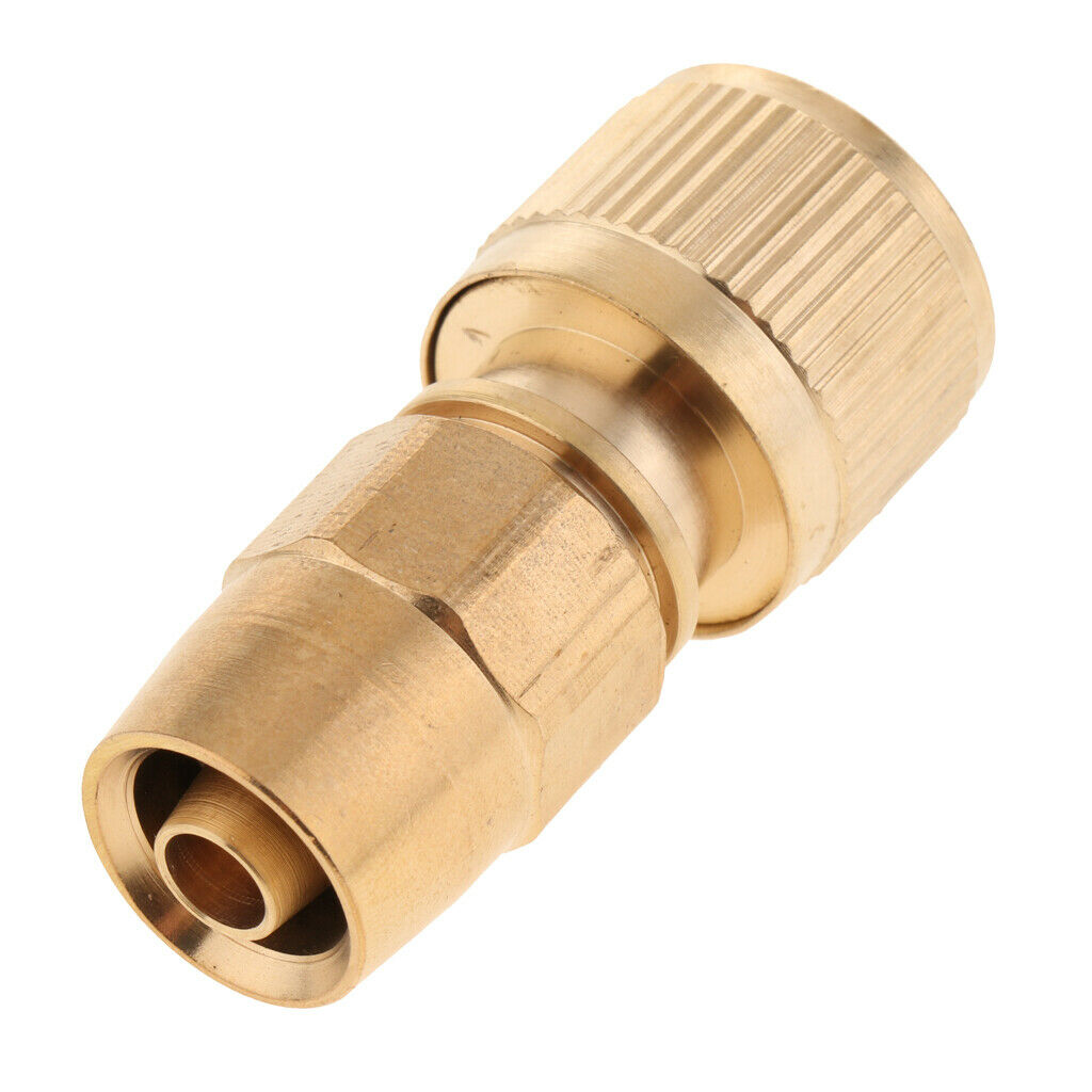 Set of 2 Brass Garden Expanding Hose Joint Male Pipe Adaptor Repair