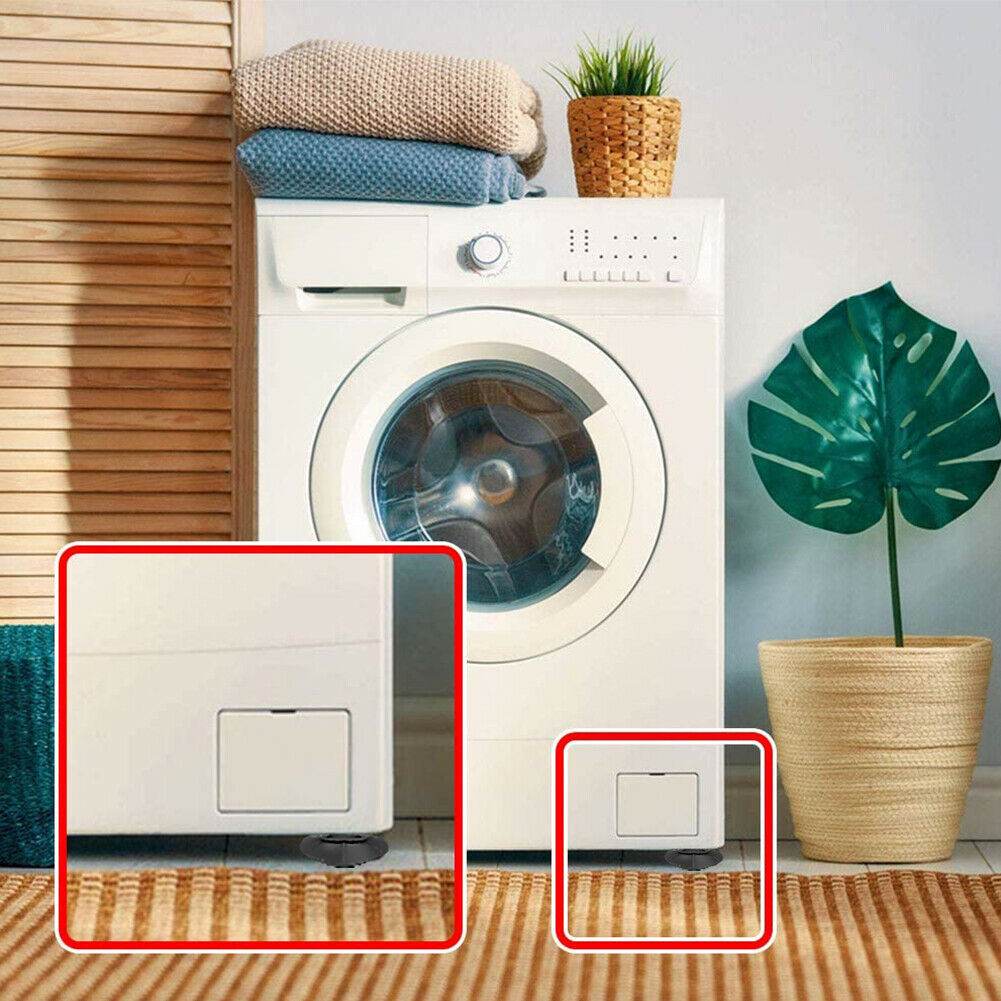 4pcs Non-Slip Anti Vibration Pads for Washer Dryer Anti Walking Feet Pads @
