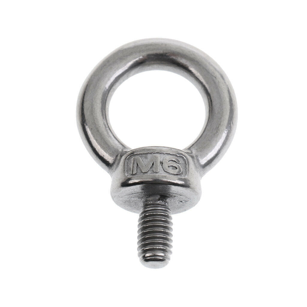 Stainless Steel Eye Bolt M6 x 11mm for Marine and Industrial Applications