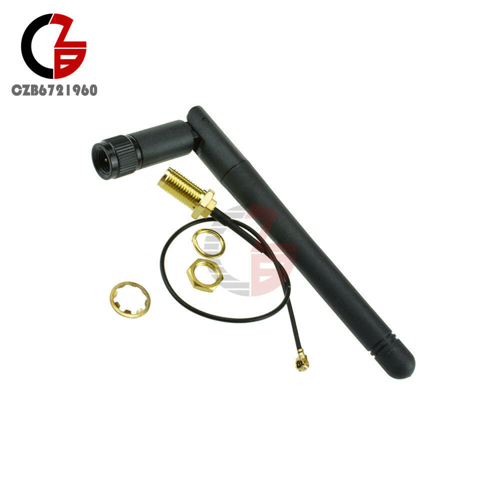 10PCS 2.4G Wireless SMA Antenna 2dB 2.5dB Gain for NRF24L01+ PA CC2500 Module