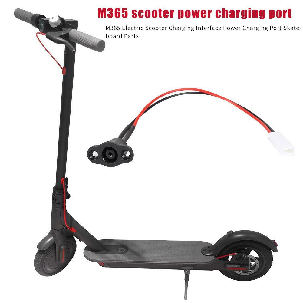 M365 Electric Scooter Charging Interface Skateboard ABS Power Charging Port