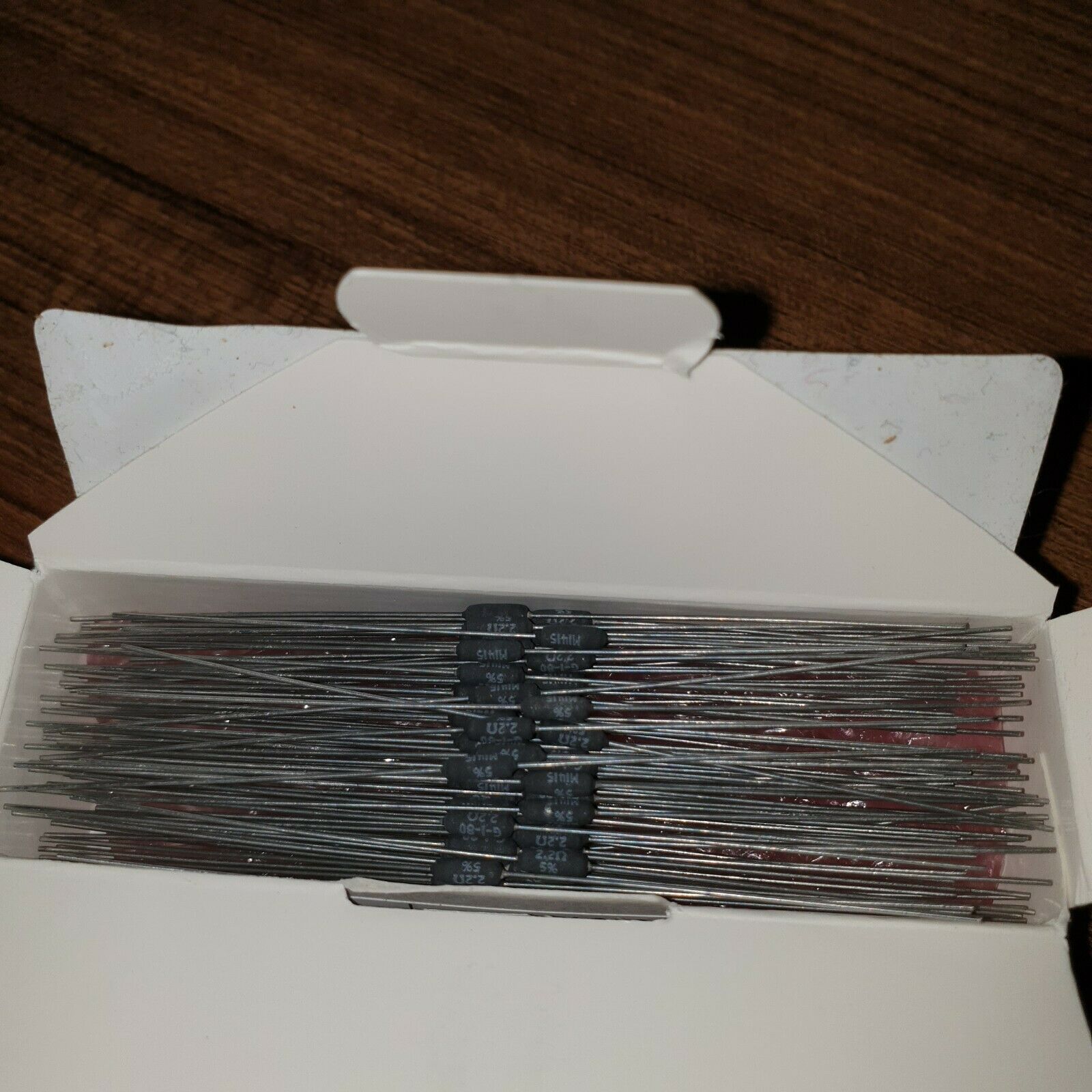 20pcs DALE G-1-80 2R2 2.2R 1W %5 50ppm HI-END W.W MIL GRADE AUDIO RESISTORS!