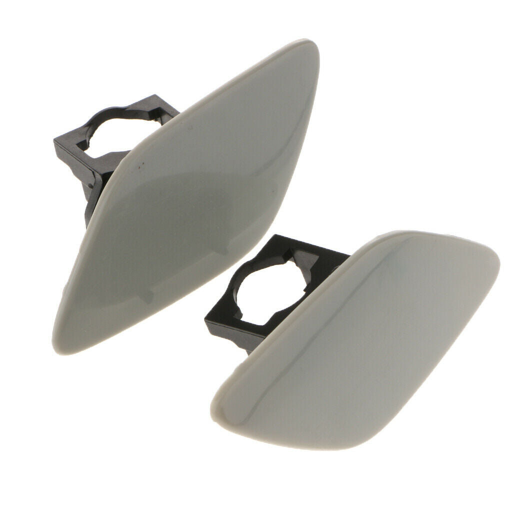 2x Front Bumper Headlight Washer Cover Plastic For BMW E92 E93 3 Series 328i