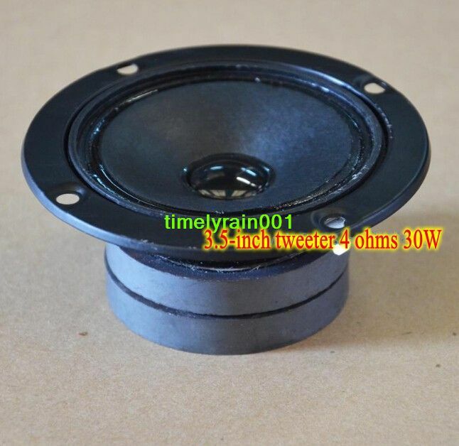 2pcs 3.5" inch 4Ohm 4Ω 30W tweeter Speaker Loudspeaker KTV Audio dual magnetic