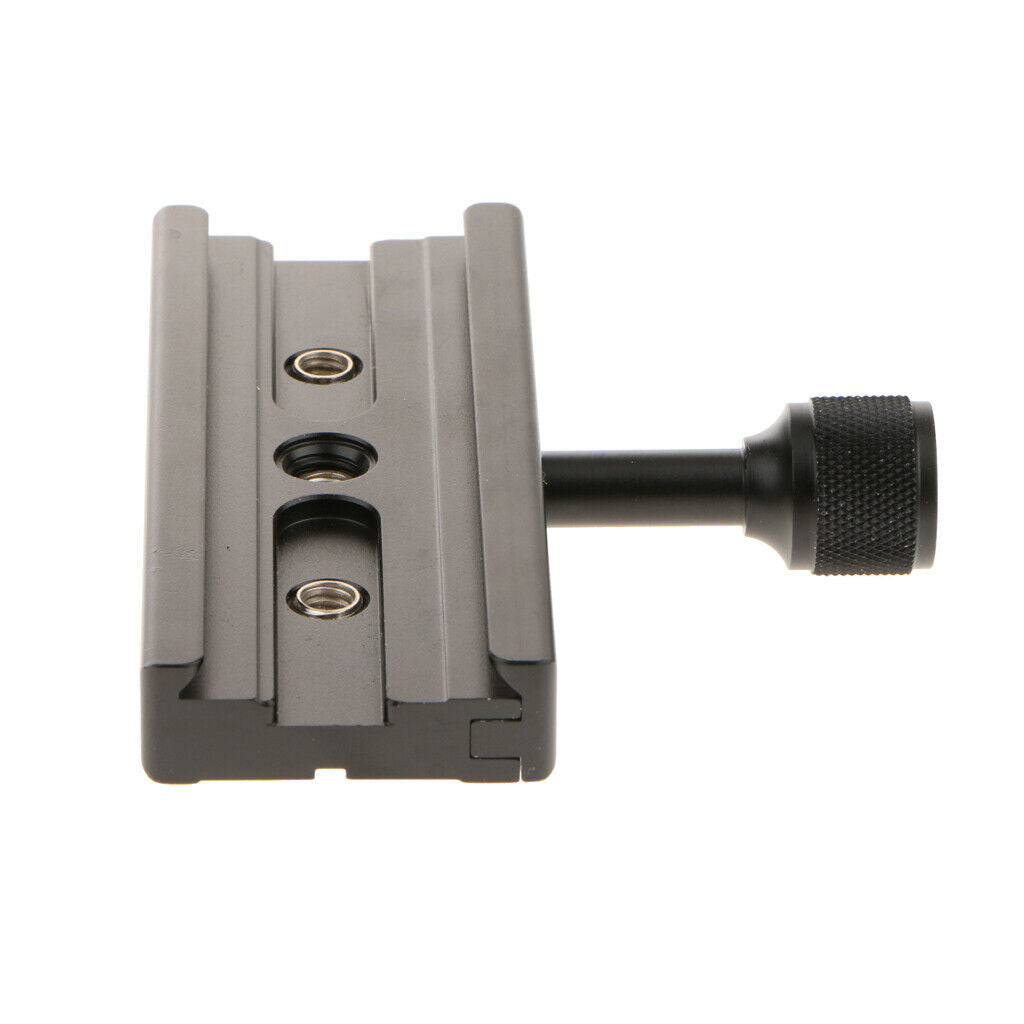 2X QR-120 Clamp Adapter Quick Release Plate 1/4 3/8 Tripod 120mm fit for Arca