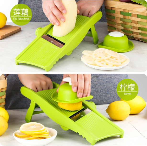 Vegetable Cutter Carrot Grater Potato Slicer Onion Mandoline Manual Fruit Dicer