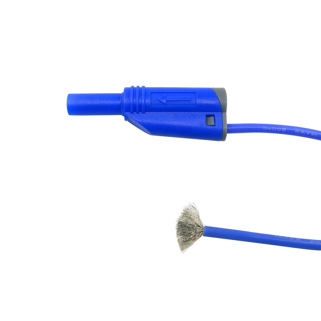 5pcs Banana Plug to Banana, Test Cable Lead Connector - Dual Tester Probe