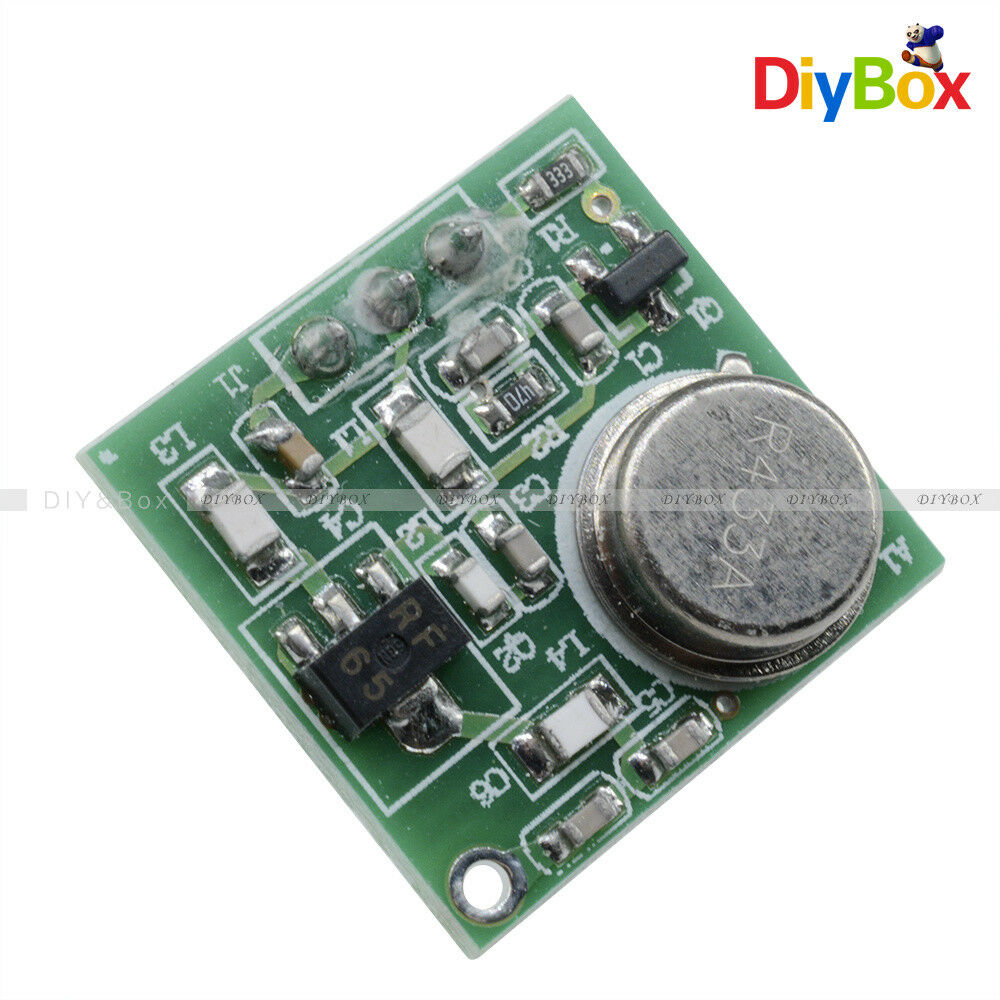 Newest DC 9V-12V Wireless FM Transmitter Module ZF-4 433.92MHz #P Board DIY