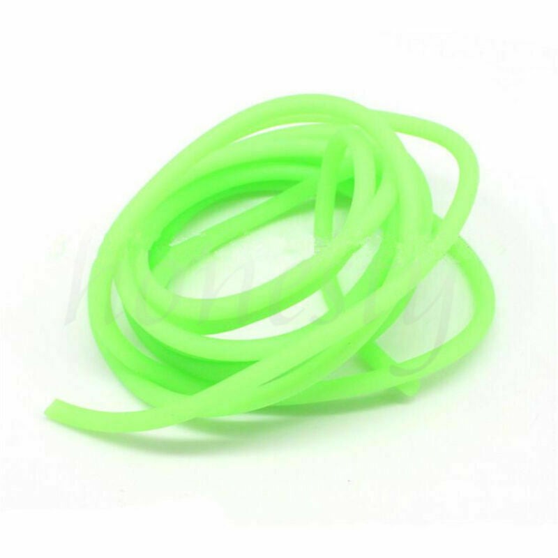 2mm Diameter Silicone Light Luminous Line Glow Tubing Fishing Wire Rope Green 2M